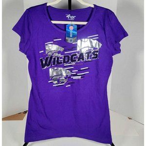 Kansas State Wildcats Bling Short Sleeve T-shirt G-111 4Her by Carl Banks ~ B